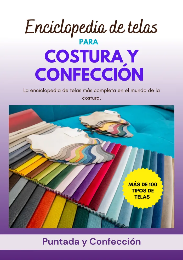 Portada del ebook Enciclopedia de Telas para Costura y Confección de Puntada y Confección